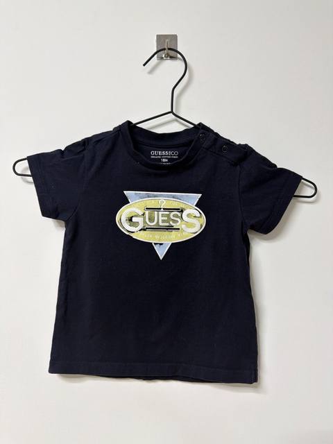 Guess Eco camiseta bebé niño 18M azul marino algodón