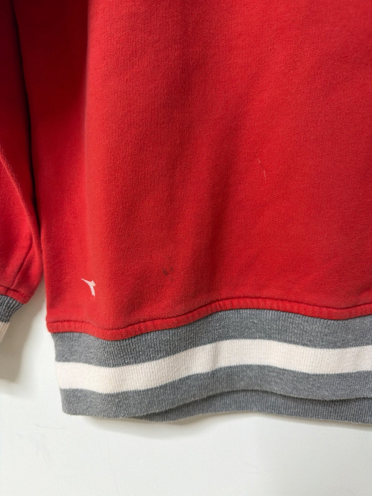 Diadora Sweatshirt Red Bellevue Washington College Varsity Y2K — foto 2