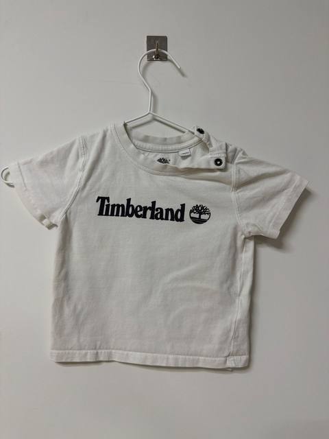 Timberland camiseta bebé 18M blanca logo Streetwear Baby