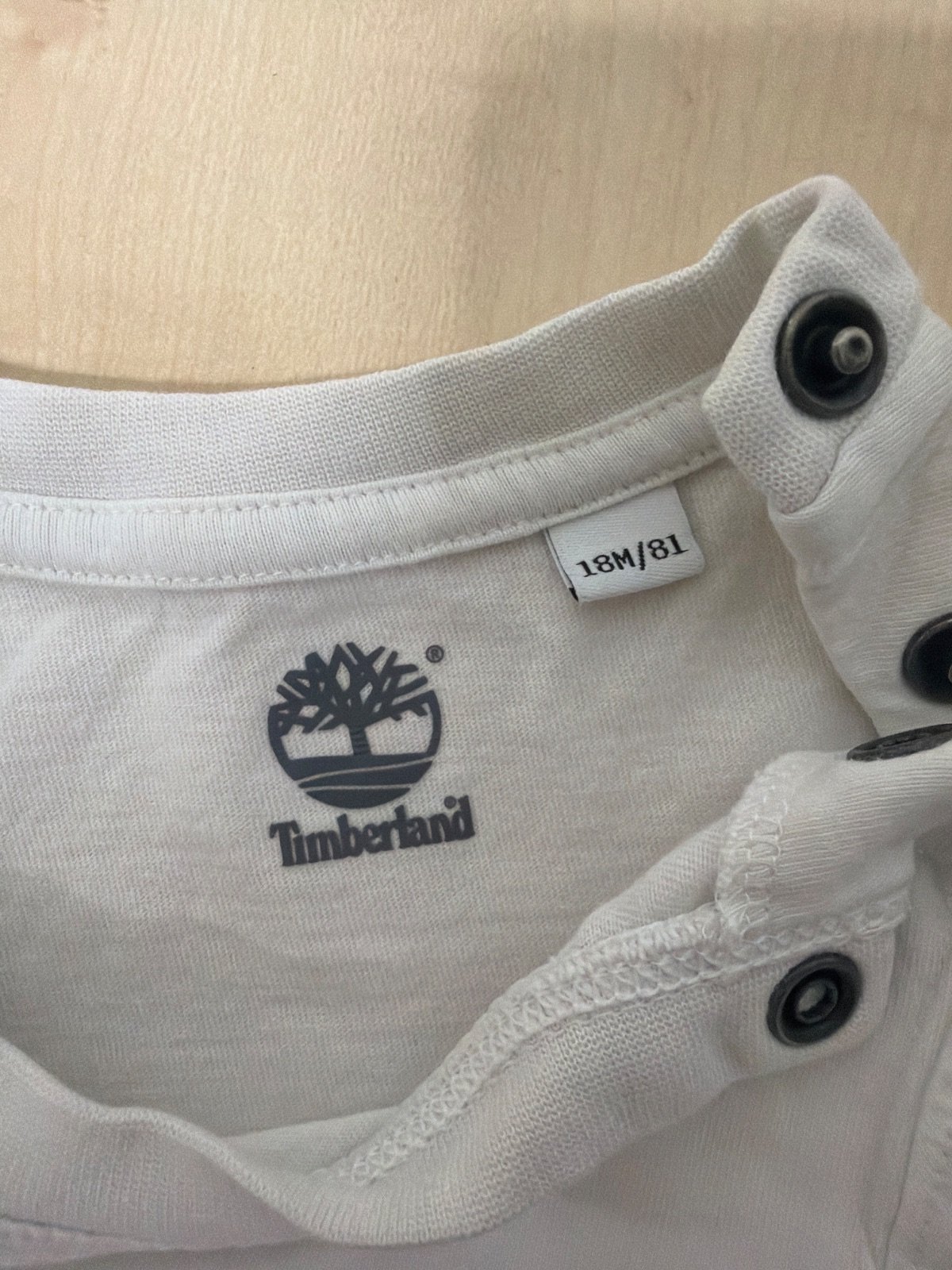 Timberland camiseta bebé 18M blanca logo Streetwear Baby — foto 3