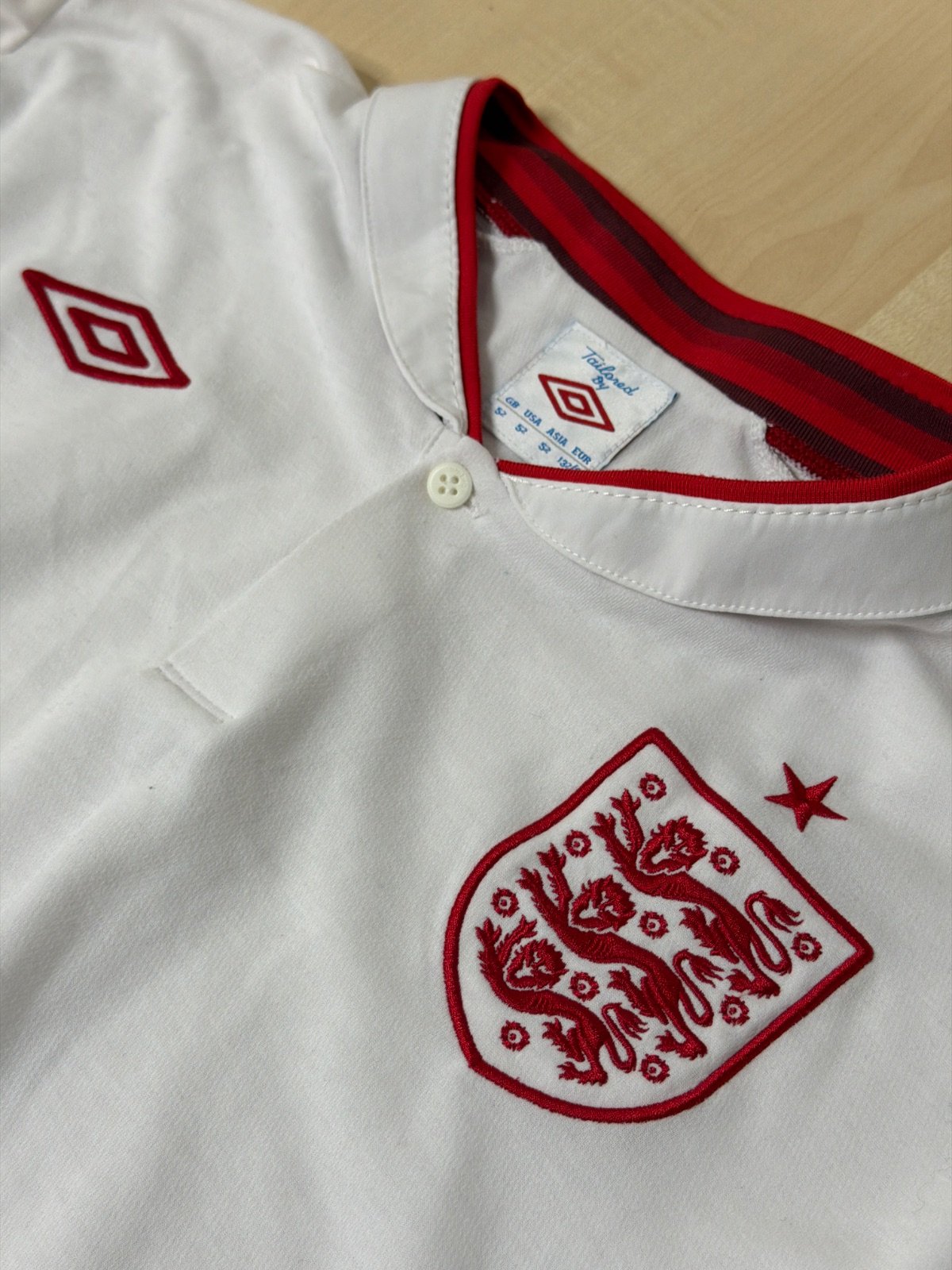 Camiseta Vintage Inglaterra Home 2010 Umbro Original - Talla 52 (XXL/XXXL) — foto 4