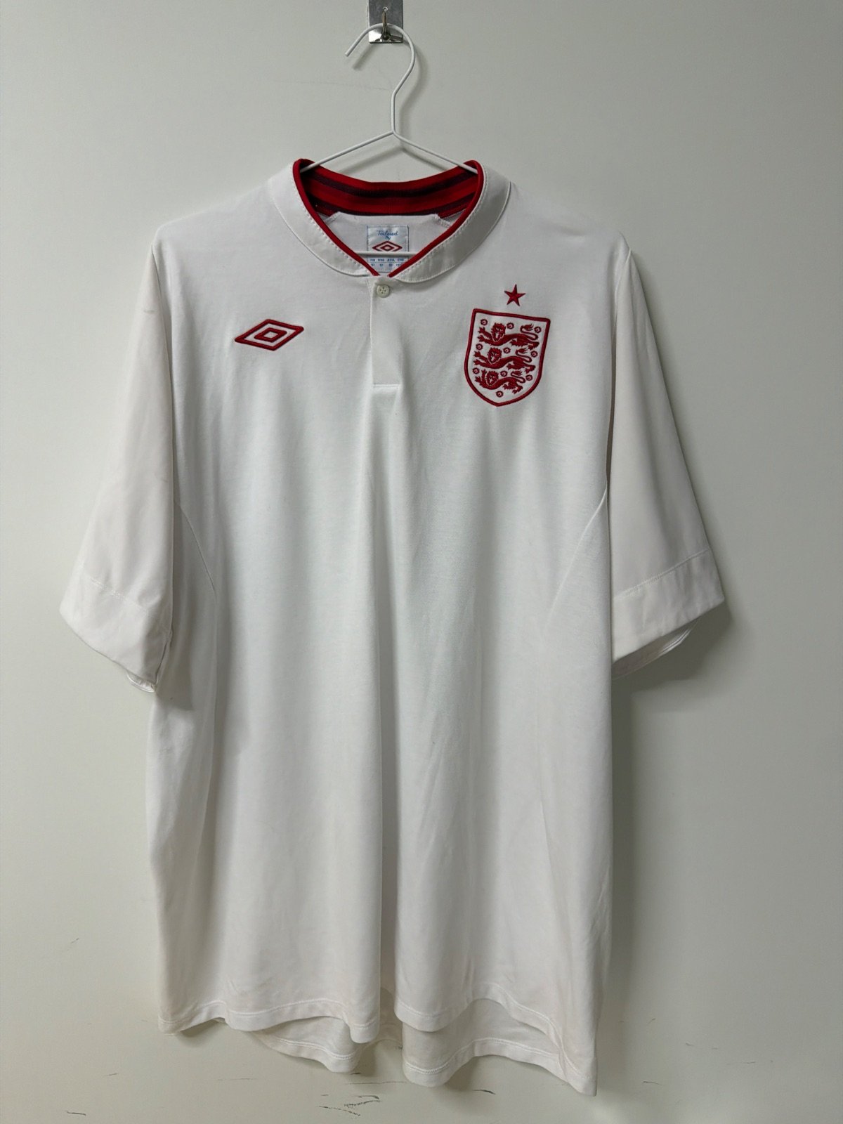 Camiseta Vintage Inglaterra Home 2010 Umbro Original - Talla 52 (XXL/XXXL)