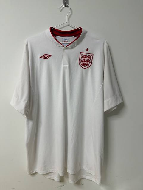 Camiseta Vintage Inglaterra Home 2010 Umbro Original - Talla 52 (XXL/XXXL)