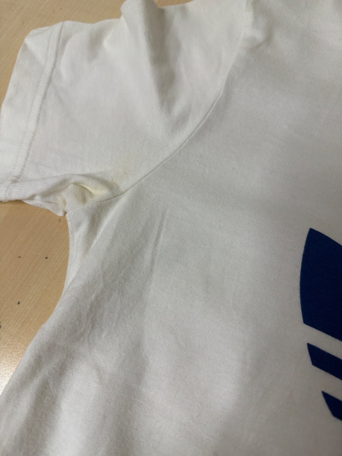 Adidas Originals Camiseta Trébol Blanca Vintage Streetwear — foto 5