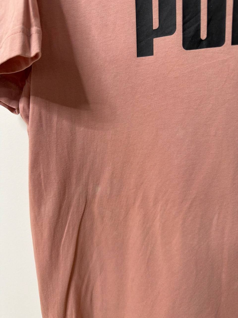 Camiseta Puma rosa salmón Talla M logo vintage streetwear — foto 2