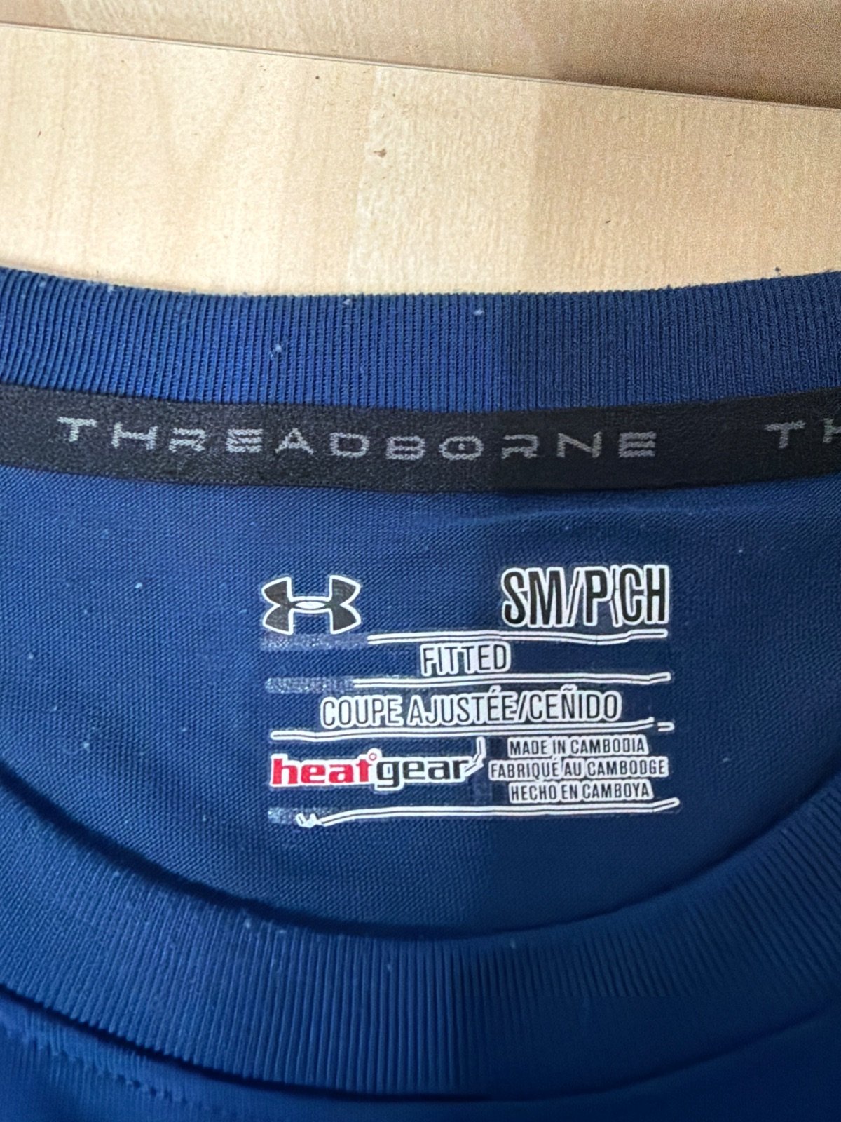 Under Armour Threadborne Camiseta Talla S Azul Deporte Vintage — foto 7