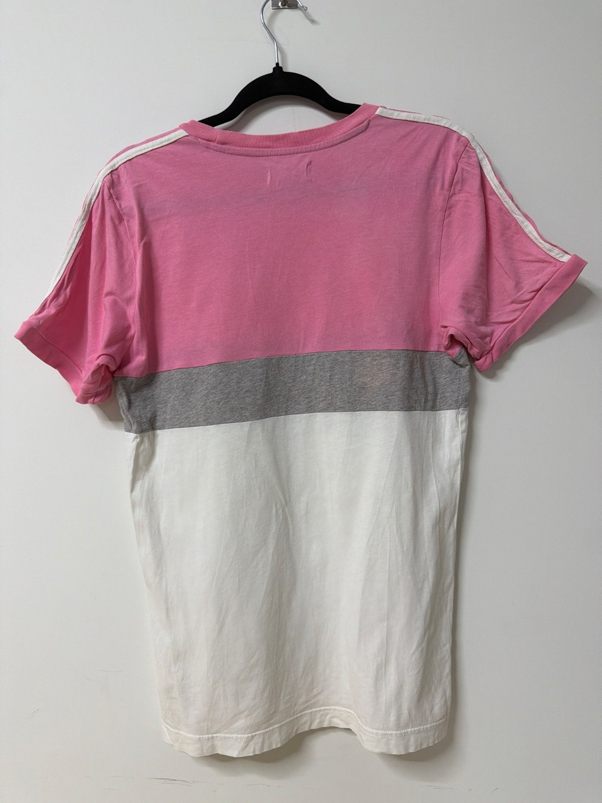Camiseta Adidas Originals Colorblock Rosa/Gris/Blanco - Talla S — foto 2