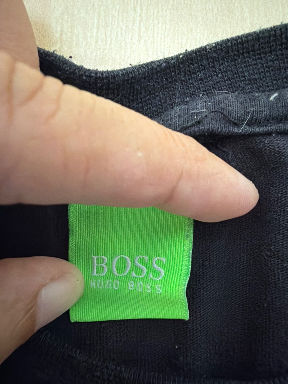 Camiseta Negra Hugo Boss Green - Talla S - Original — foto 3