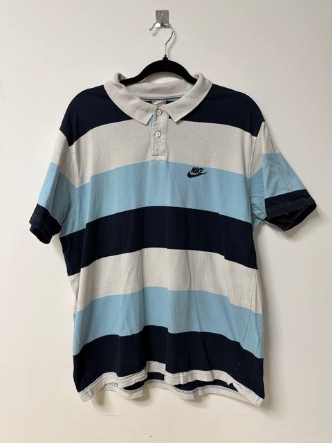 Polo Nike Vintage Y2K a Rayas - Talla XXL