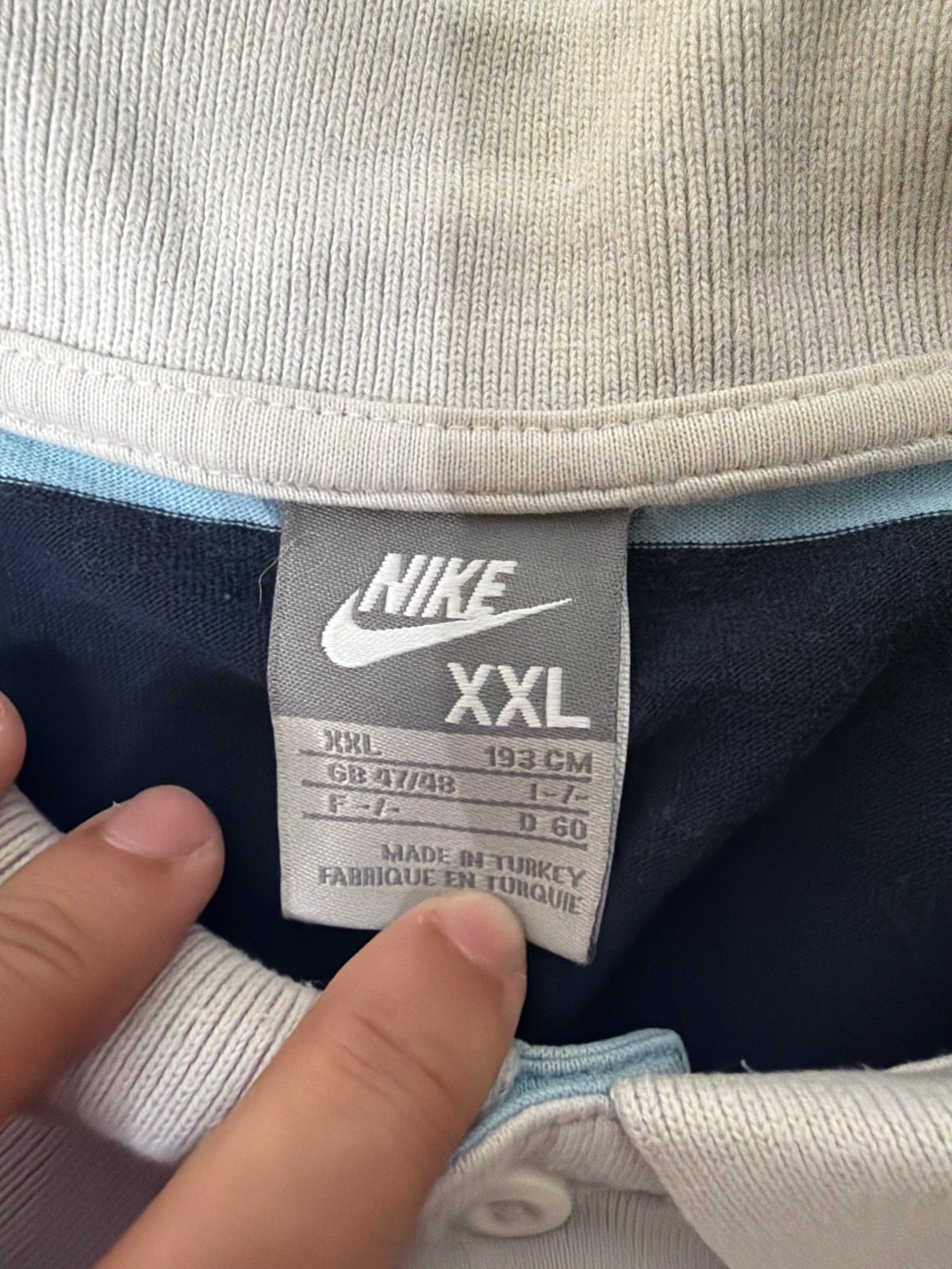 Polo Nike Vintage Y2K a Rayas - Talla XXL — foto 4