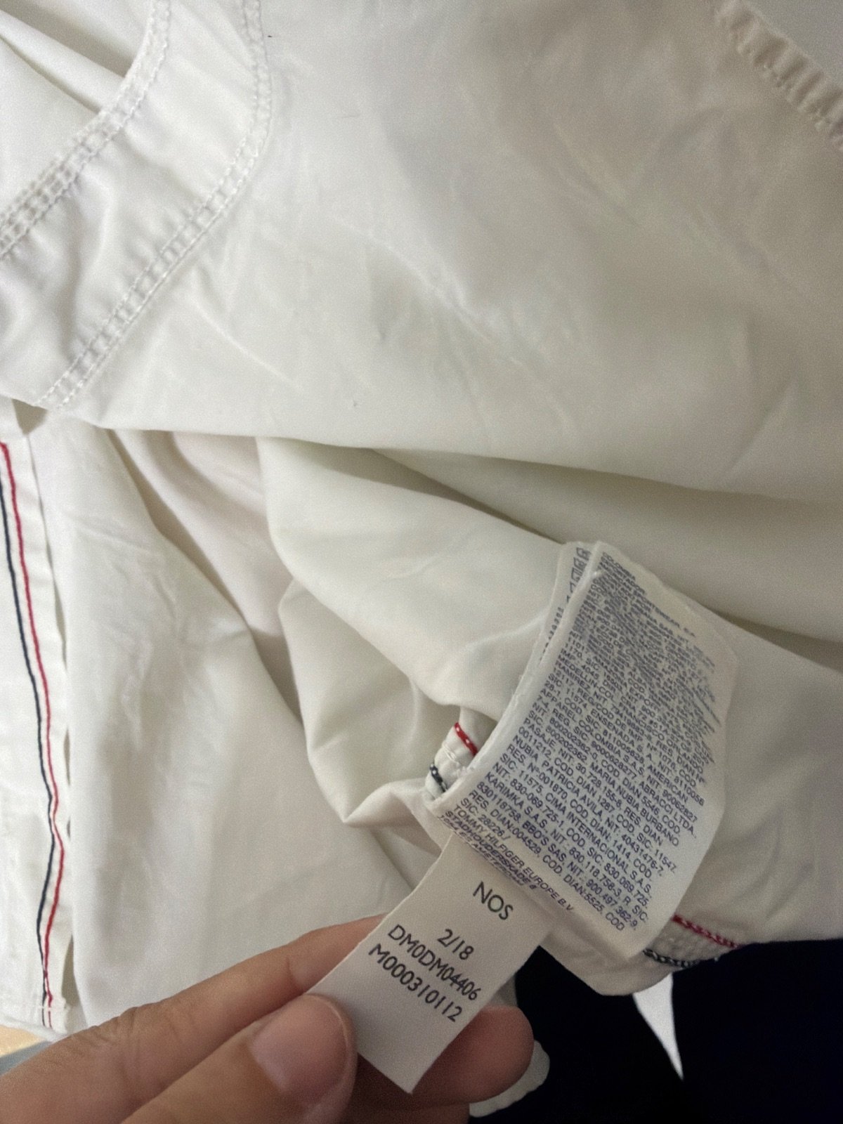 Camisa Blanca Tommy Jeans Original - Talla XXL (Regular Fit) — foto 4