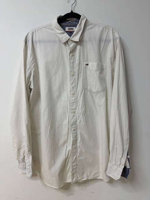 Camisa Blanca Tommy Jeans Original - Talla XXL (Regular Fit)