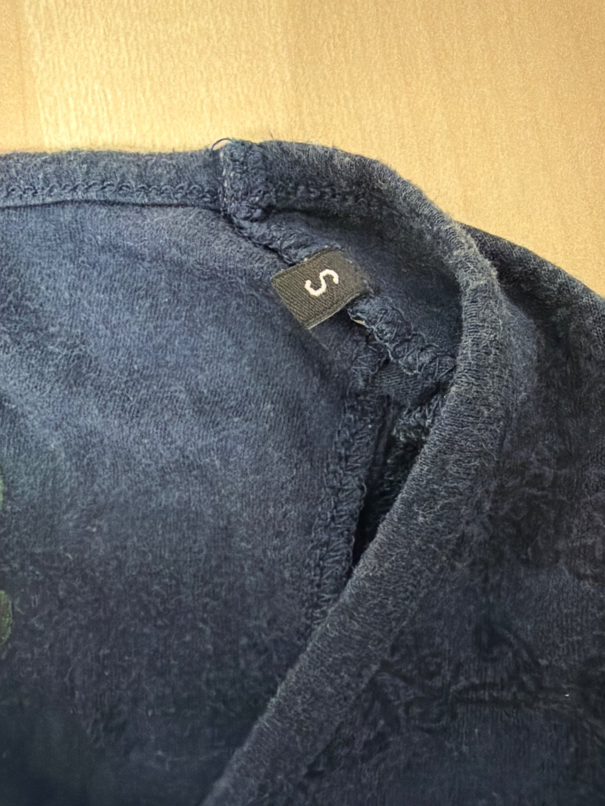 Desigual camiseta vestido azul marino Rosa Vintage Boho — foto 4