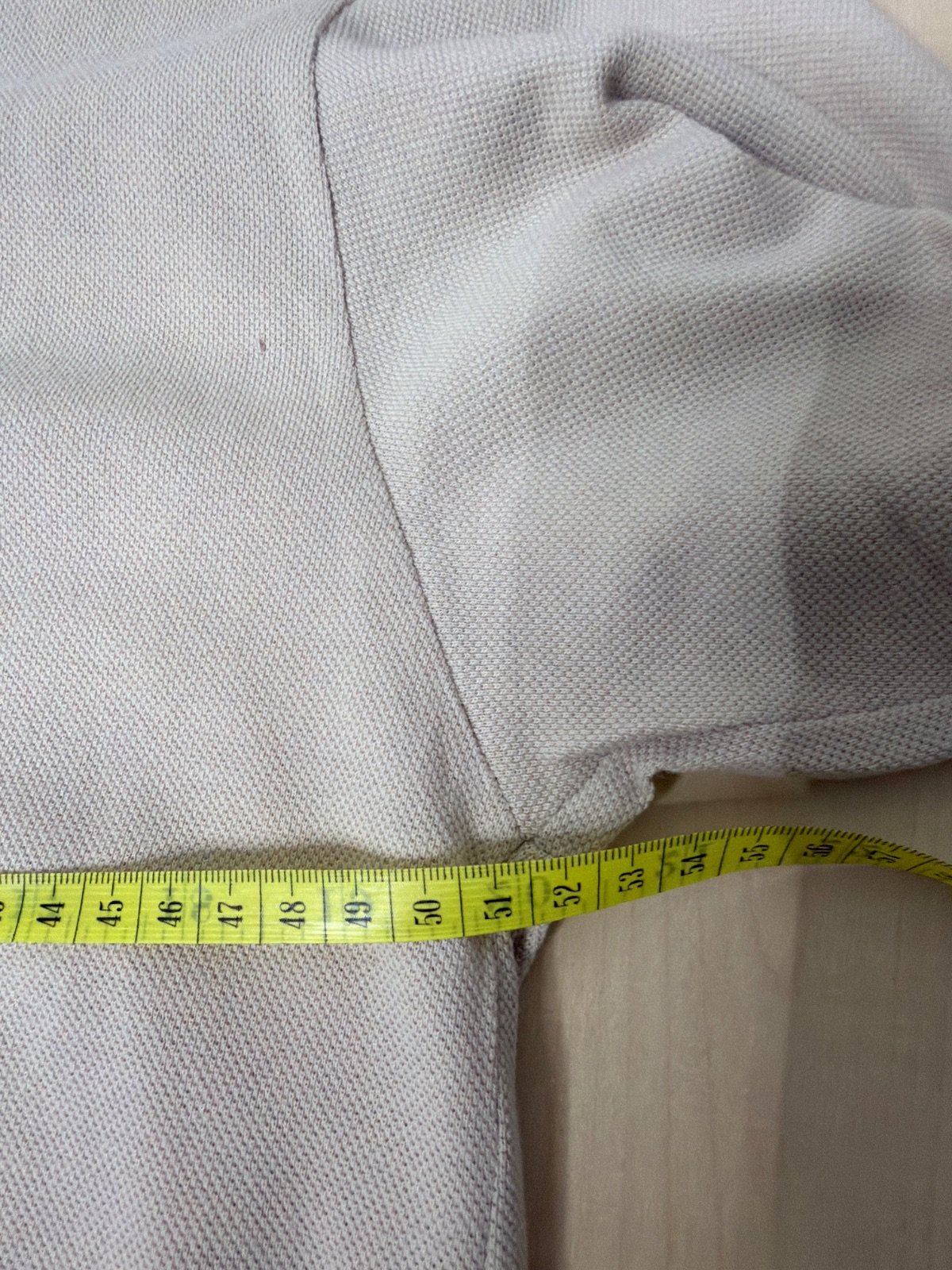 Polo Manga Larga Ralph Lauren Vintage (Made in USA) - Beige Talla M — foto 5