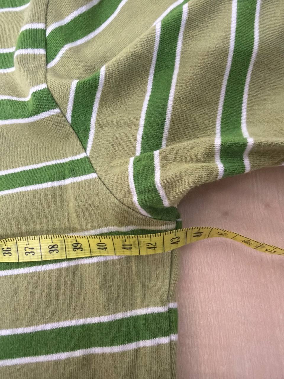 Camiseta Vintage Sergio Tacchini Rayas Verdes - Estilo Y2K / Baby Tee (Talla S) — foto 5