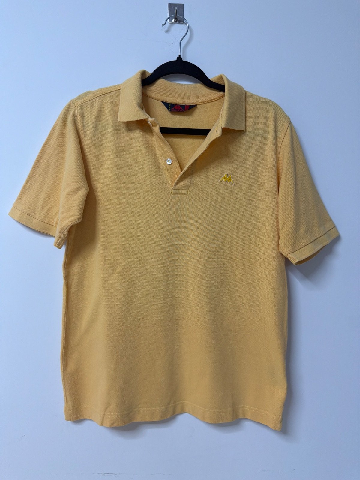 Kappa polo amarillo vintage manga corta streetwear