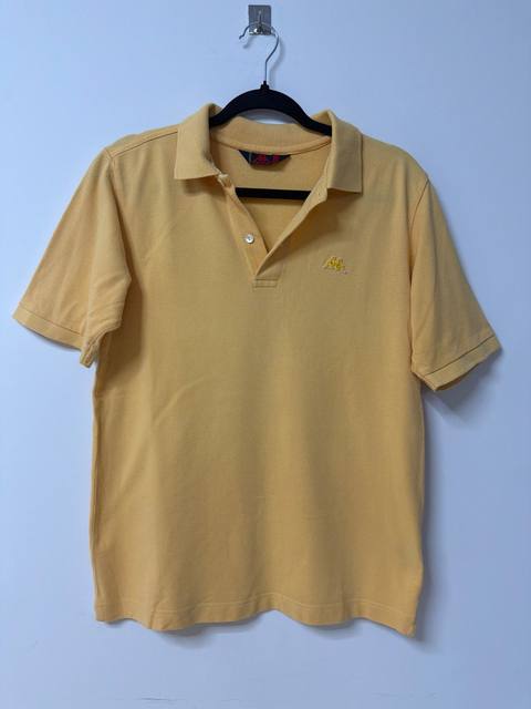 Kappa polo amarillo vintage manga corta streetwear