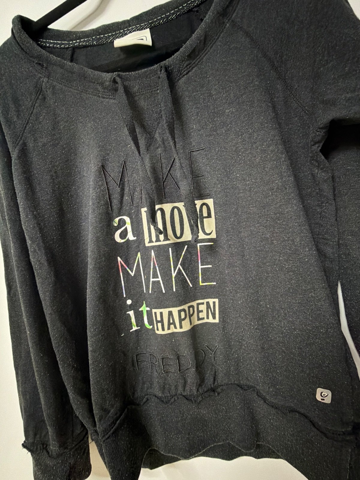 Sudadera Freddy "Make it Happen" Gris Oscuro - Talla L (Auténtica) — foto 2