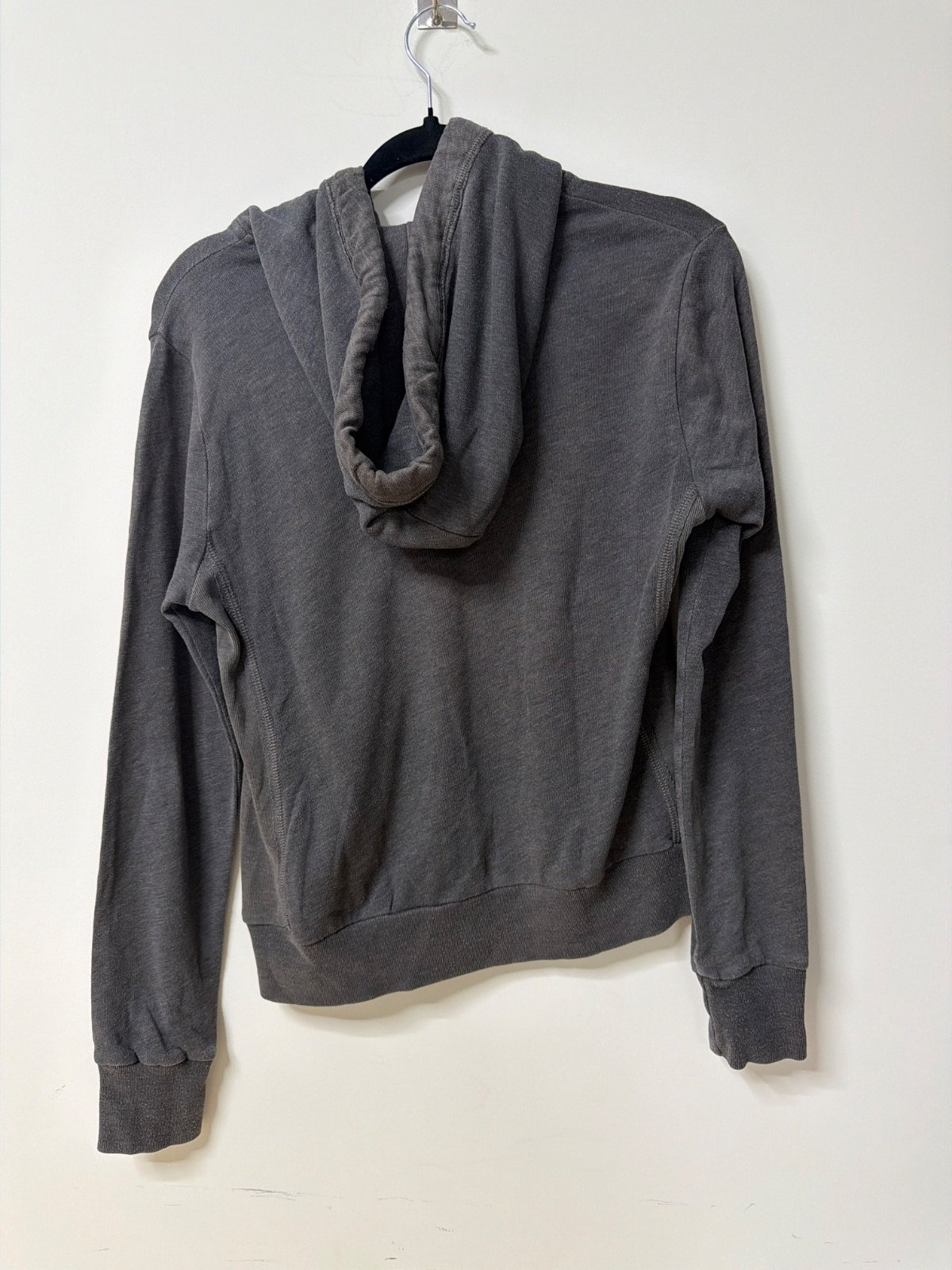 Abercrombie & Fitch Zip Up Hoodie Dark Grey Y2K Women's Size S — foto 2
