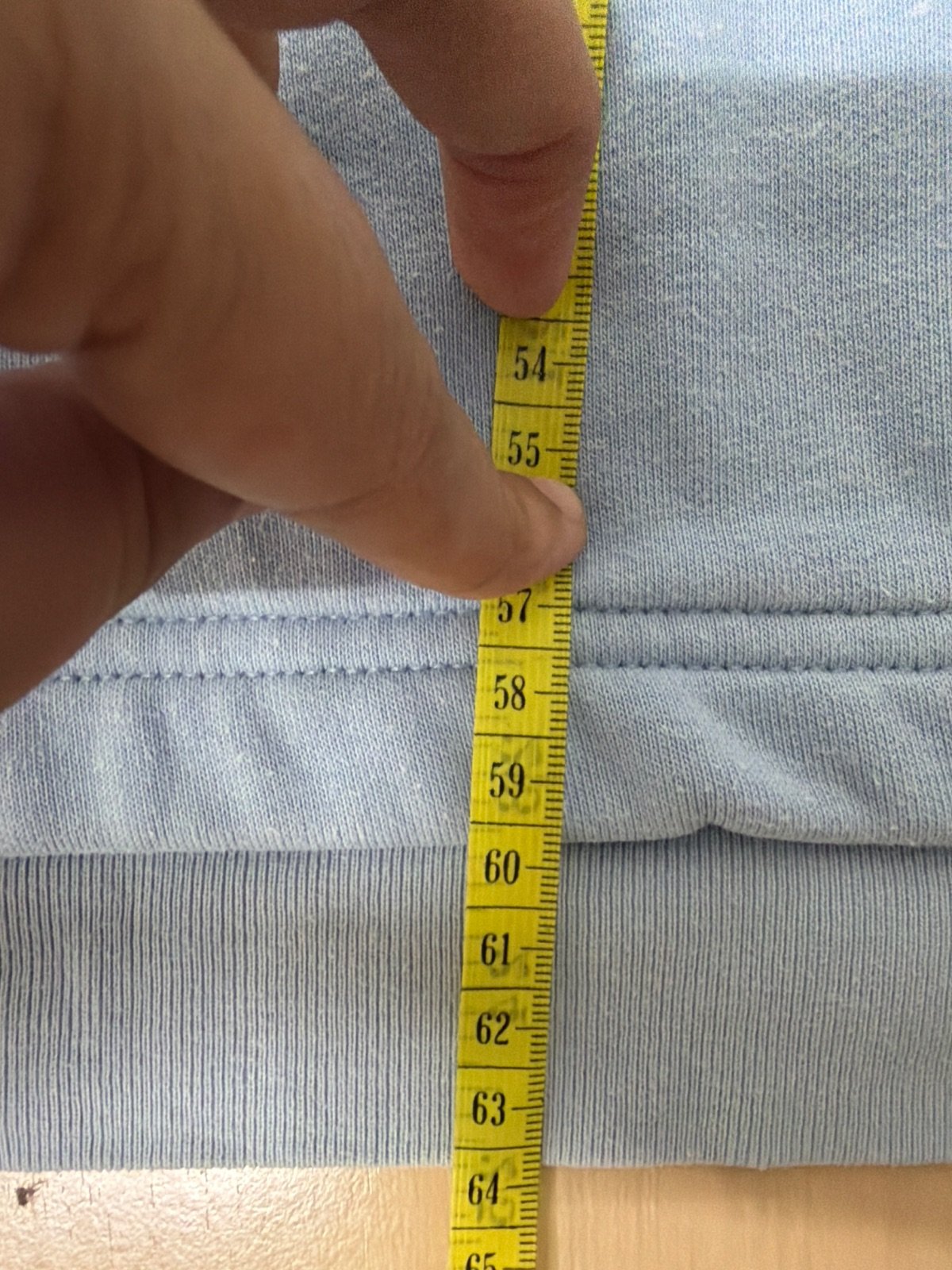 Champion Half Zip Sweatshirt Light Baby Blue Vintage Y2K Size M — foto 6