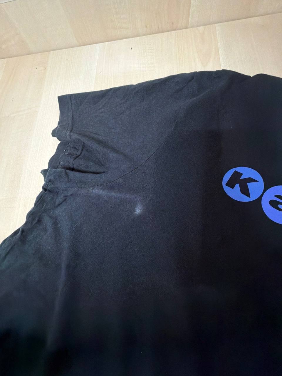 Camiseta Kappa negra logo retro Talla XL streetwear vintage — foto 3