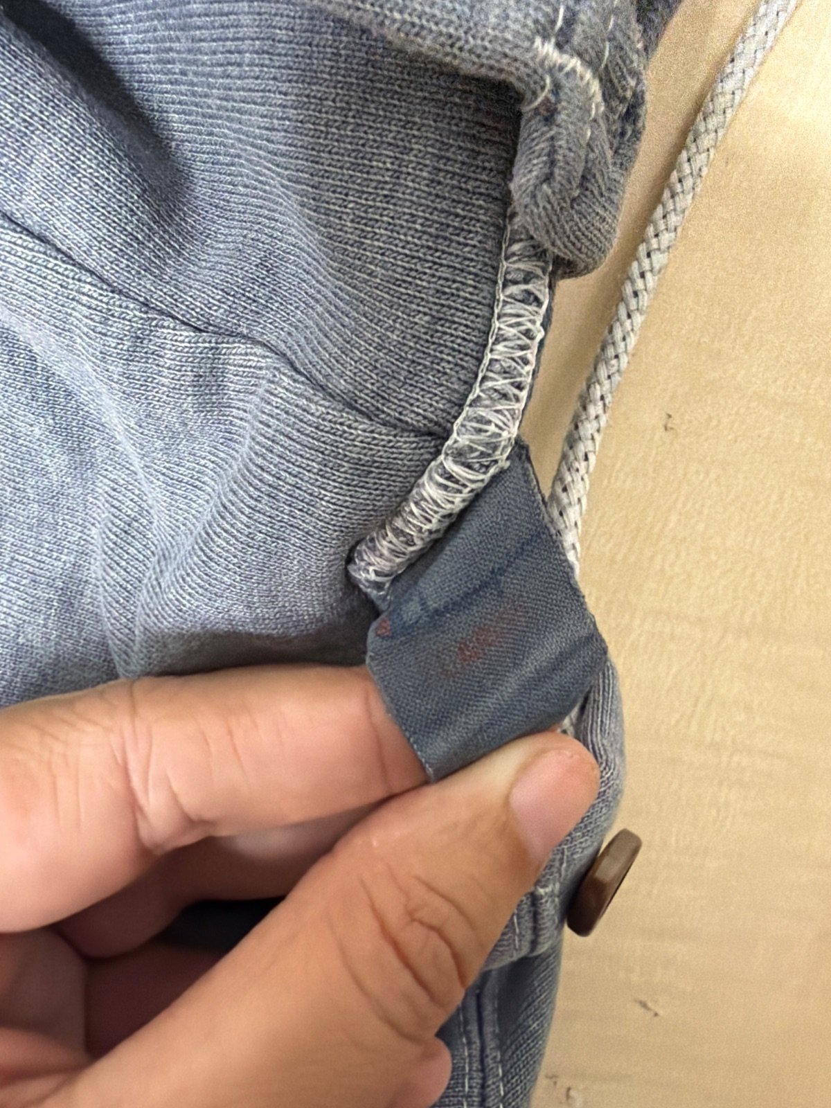 Sudadera Champion Vintage Manga Corta con Capucha Gris (Estilo Grunge/Distressed) — foto 7