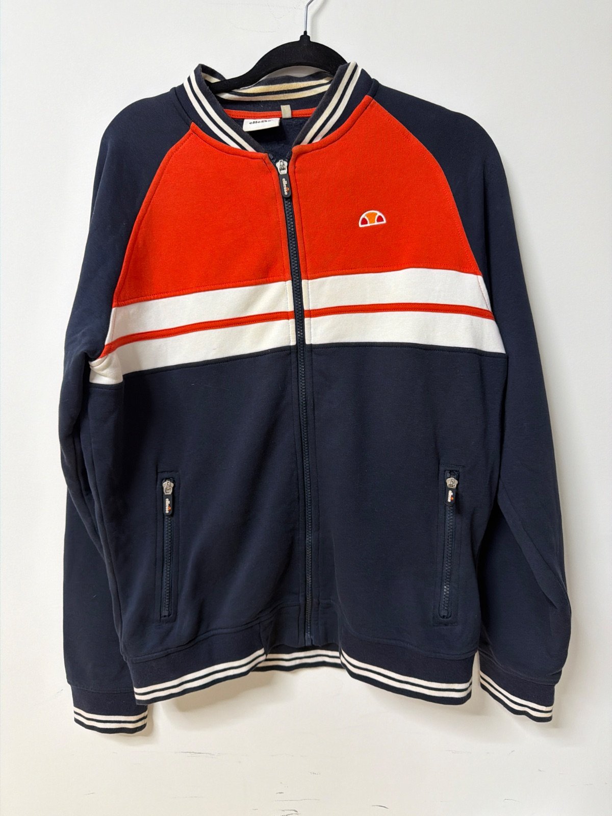 Ellesse chaqueta chándal bomber tricolor Vintage Retro