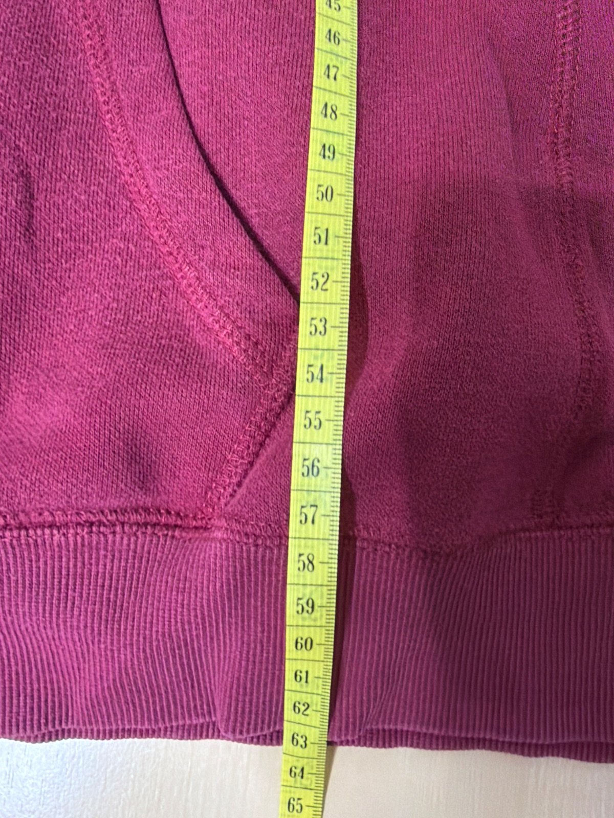 Sudadera Champion Básica Granate con Cremallera (Ver medidas) — foto 5