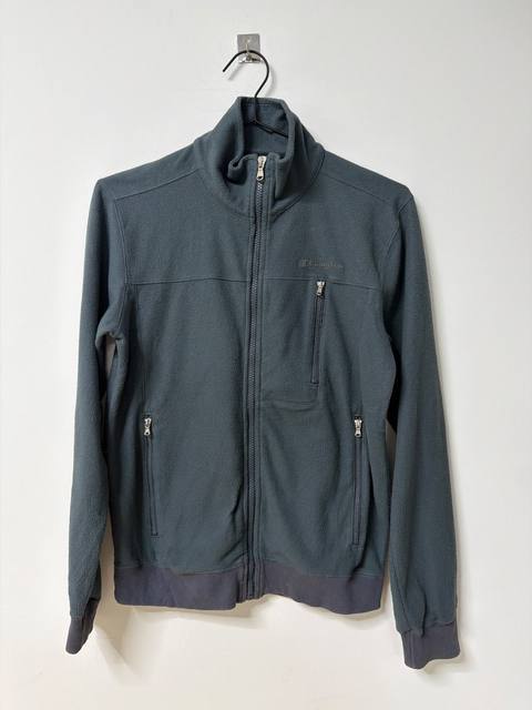 Champion Full Zip Fleece Jacket Dark Grey Men's Size S Gorpcore Outdoor
