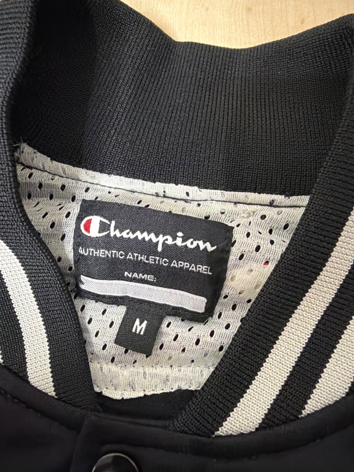 Champion Y2K Italian Basketball Federation Varsity Track Jacket Black Size M — foto 4