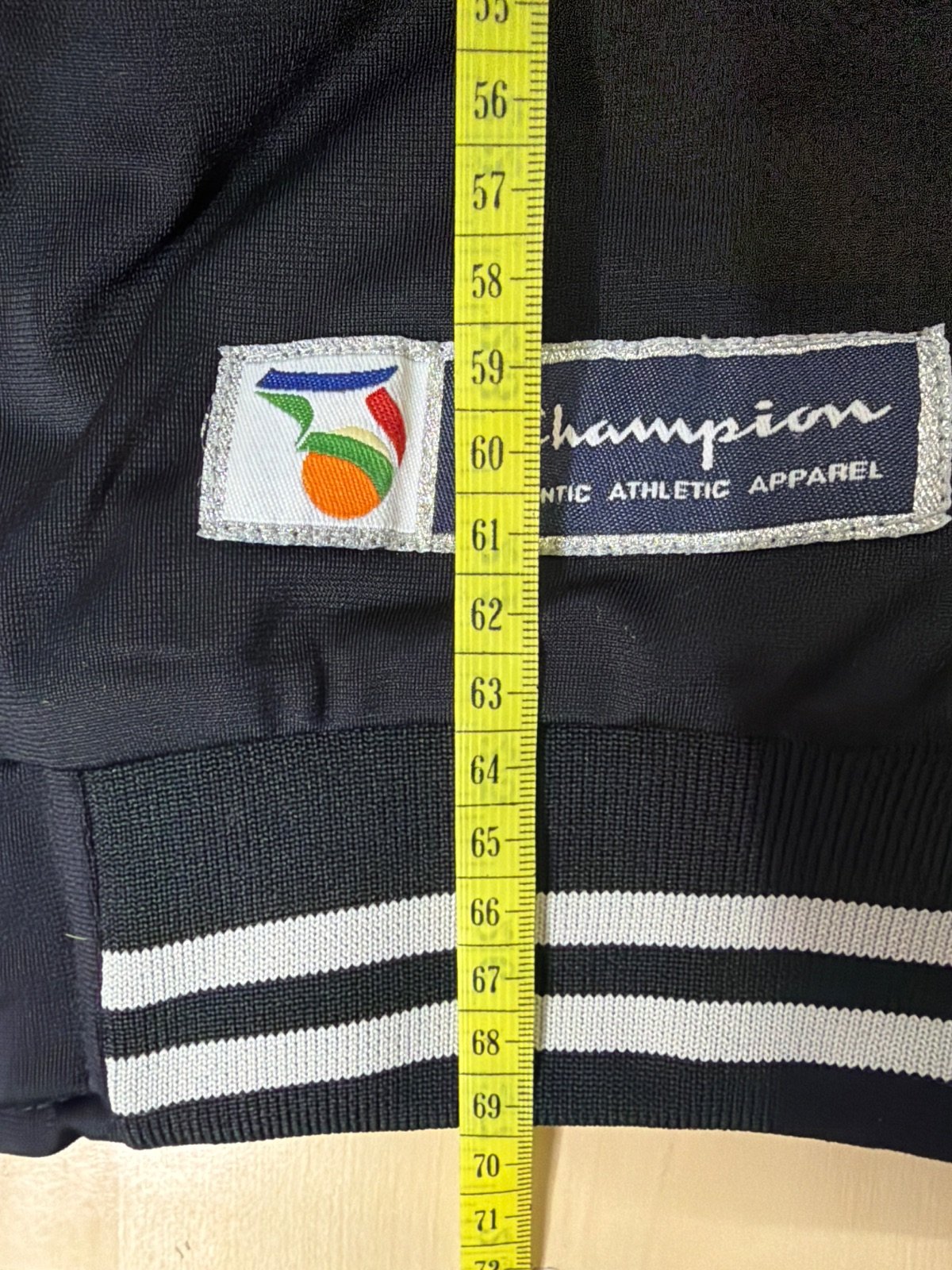 Champion Y2K Italian Basketball Federation Varsity Track Jacket Black Size M — foto 8