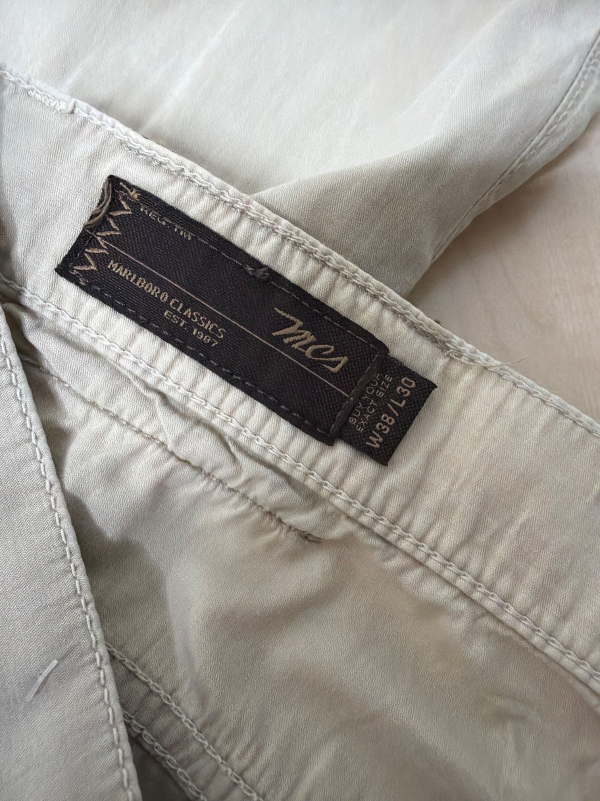 Marlboro Classics (MCS) 'Denver' Beige Casual Pants W38/L30 — foto 10