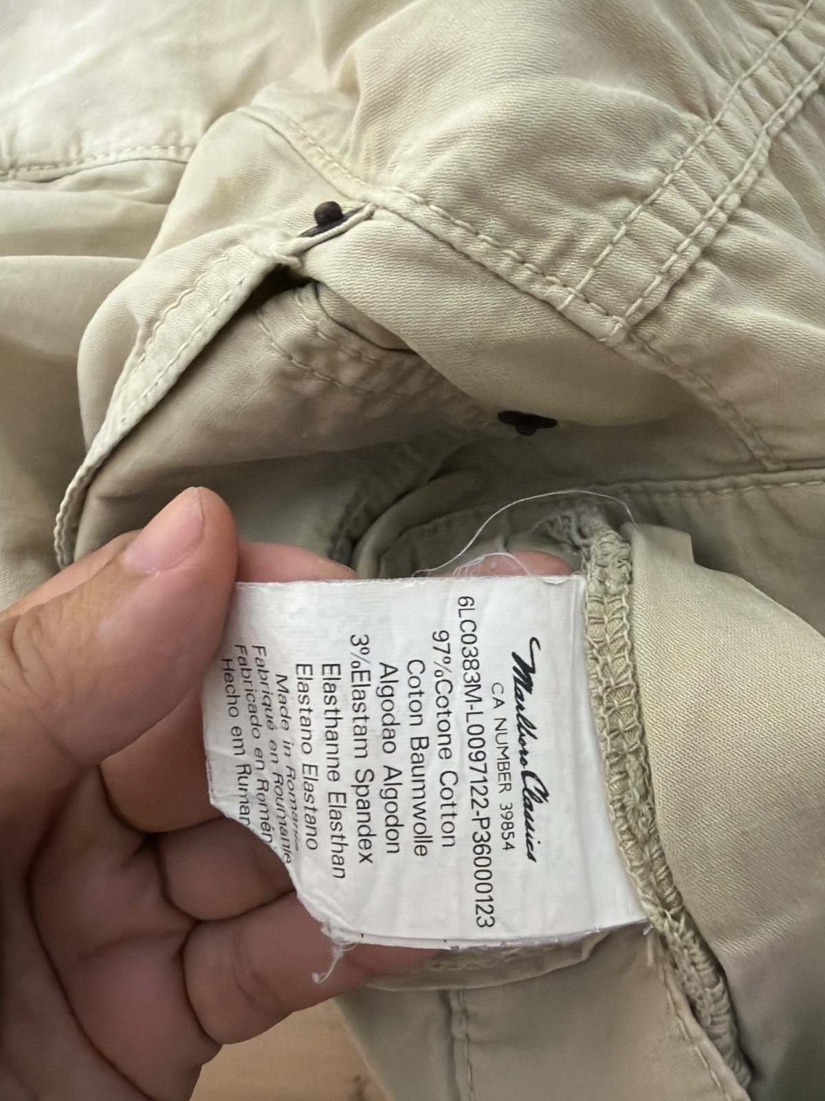 Marlboro Classics (MCS) 'Denver' Beige Casual Pants W38/L30 — foto 12