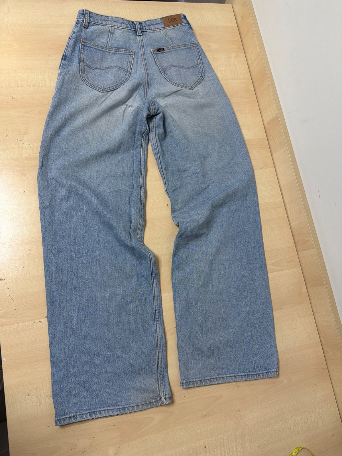 Lee vaqueros anchos wide leg lavado claro vintage streetwear — foto 2