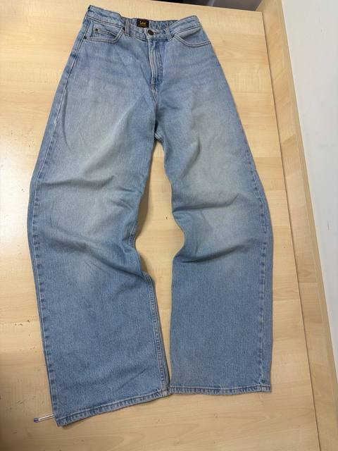 Lee vaqueros anchos wide leg lavado claro vintage streetwear