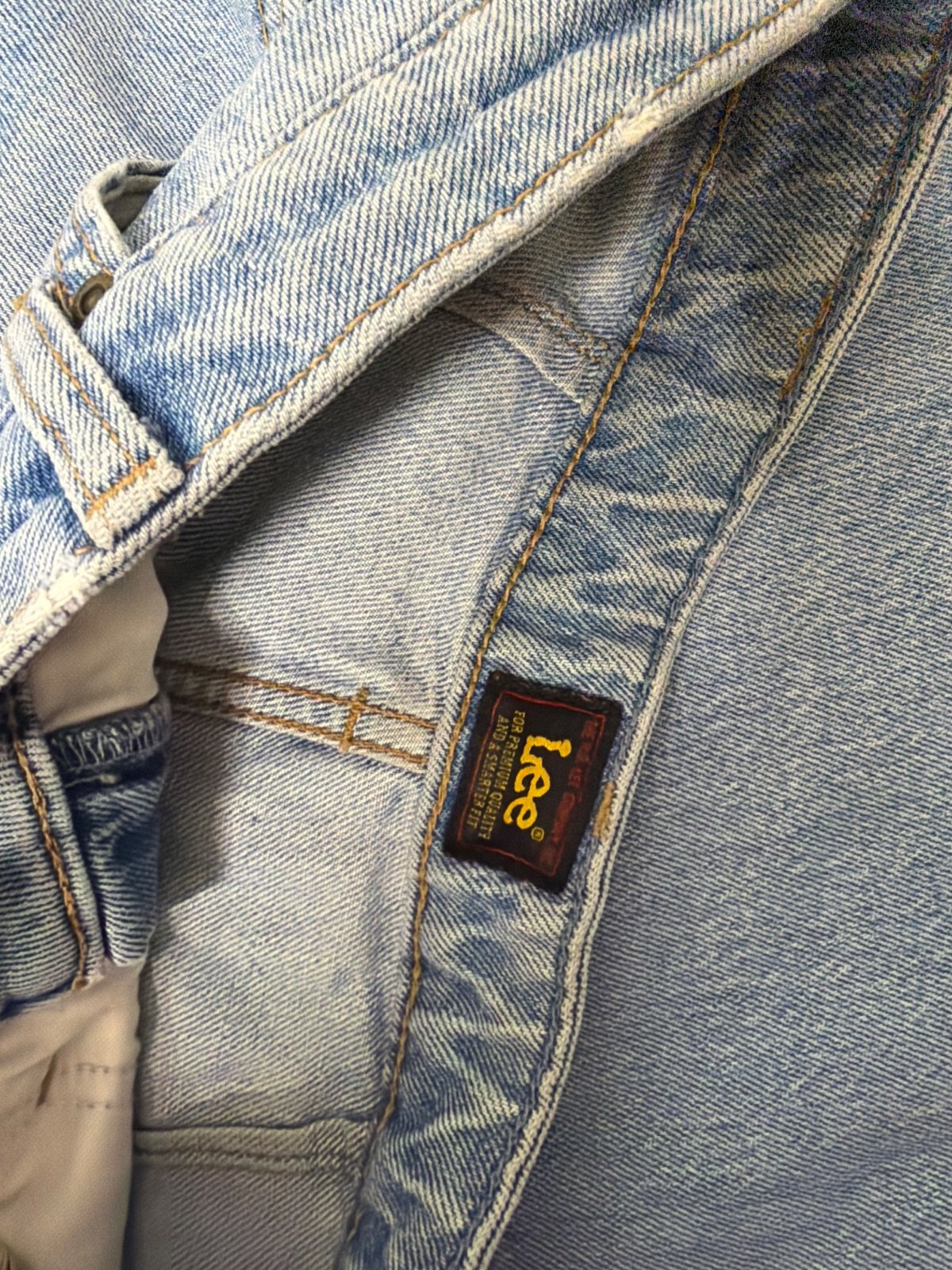 Lee vaqueros anchos wide leg lavado claro vintage streetwear — foto 5