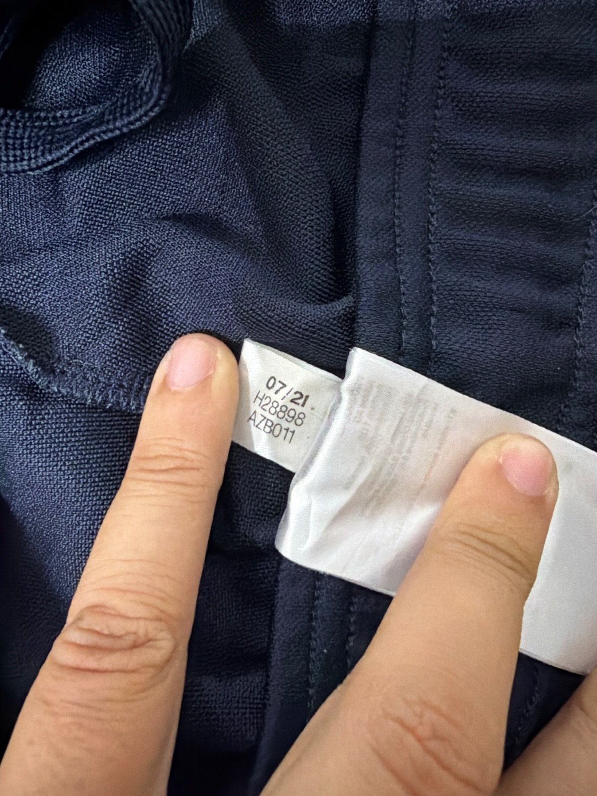 ADIDAS Track Pants Navy Blue Tiro 21 Aeroready Sportswear Size M — foto 5