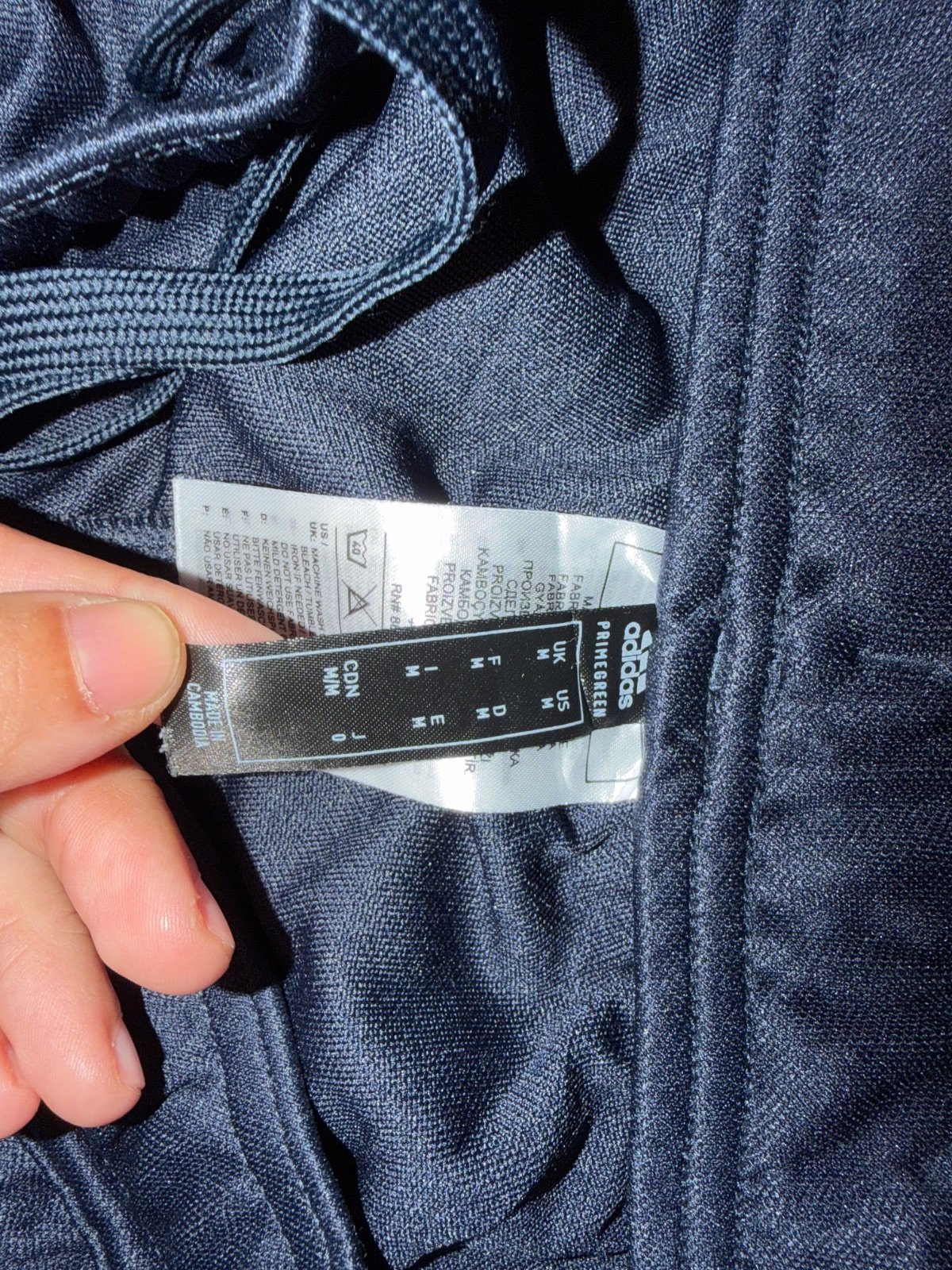 ADIDAS Track Pants Navy Blue Tiro 21 Aeroready Sportswear Size M — foto 4
