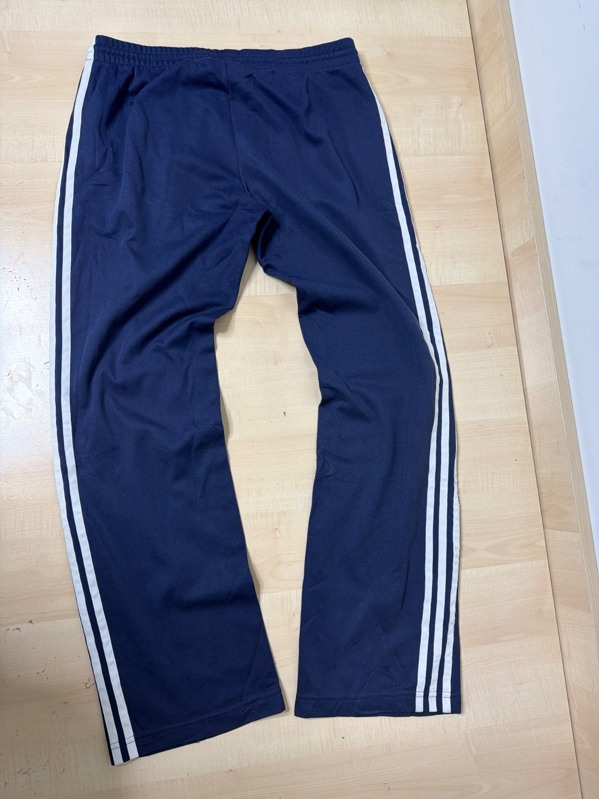 Adidas Originals Track Pants Navy Blue Straight Leg Y2K Retro — foto 2