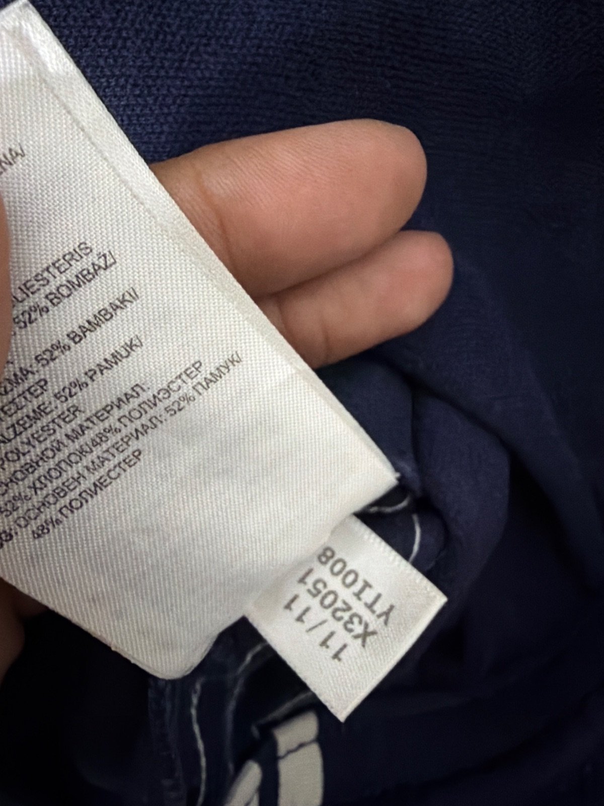 Adidas Originals Track Pants Navy Blue Straight Leg Y2K Retro — foto 7