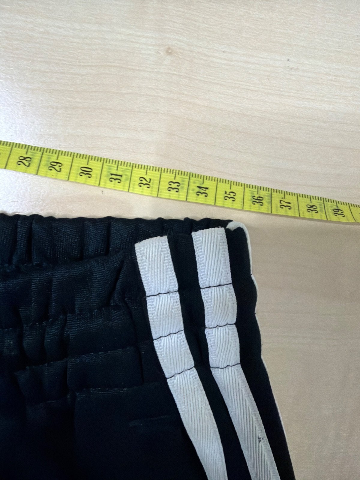 Adidas Originals SST Track Pants Black Joggers White Stripes Size M — foto 4