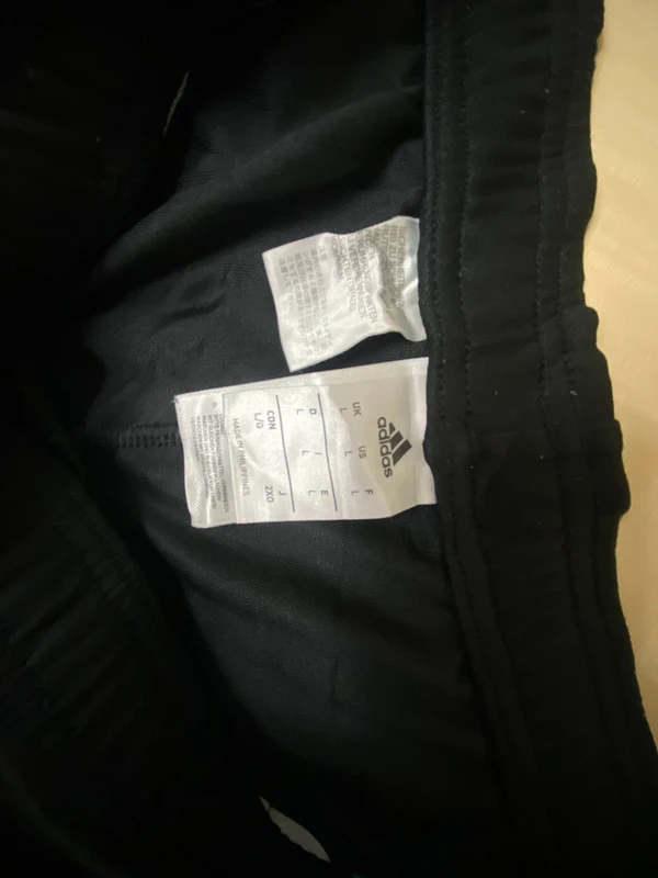 Pantalón chándal Adidas Vintage Negro y Azul | Talla L | Edición Equipo — foto 4