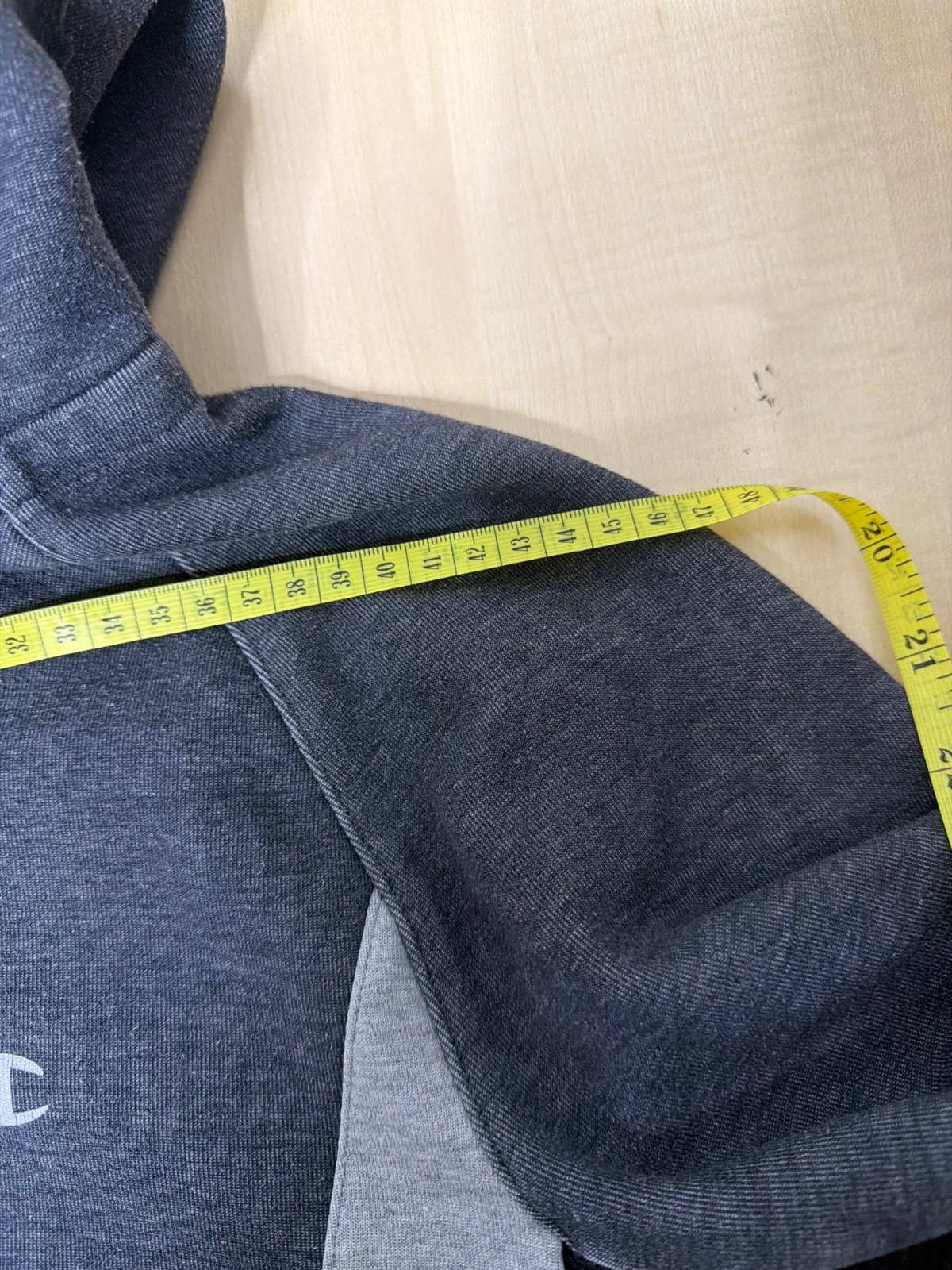 Champion sudadera cremallera capucha gris Vintage Deporte — foto 7