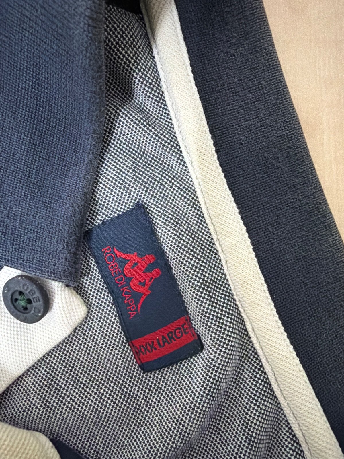 Robe di Kappa Polo M/L Rayas Talla XXL Vintage Verde Azul — foto 3