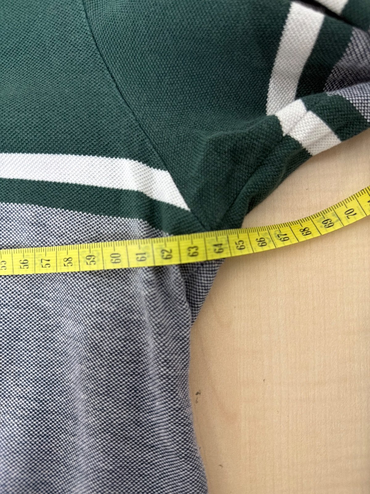 Robe di Kappa Polo M/L Rayas Talla XXL Vintage Verde Azul — foto 7