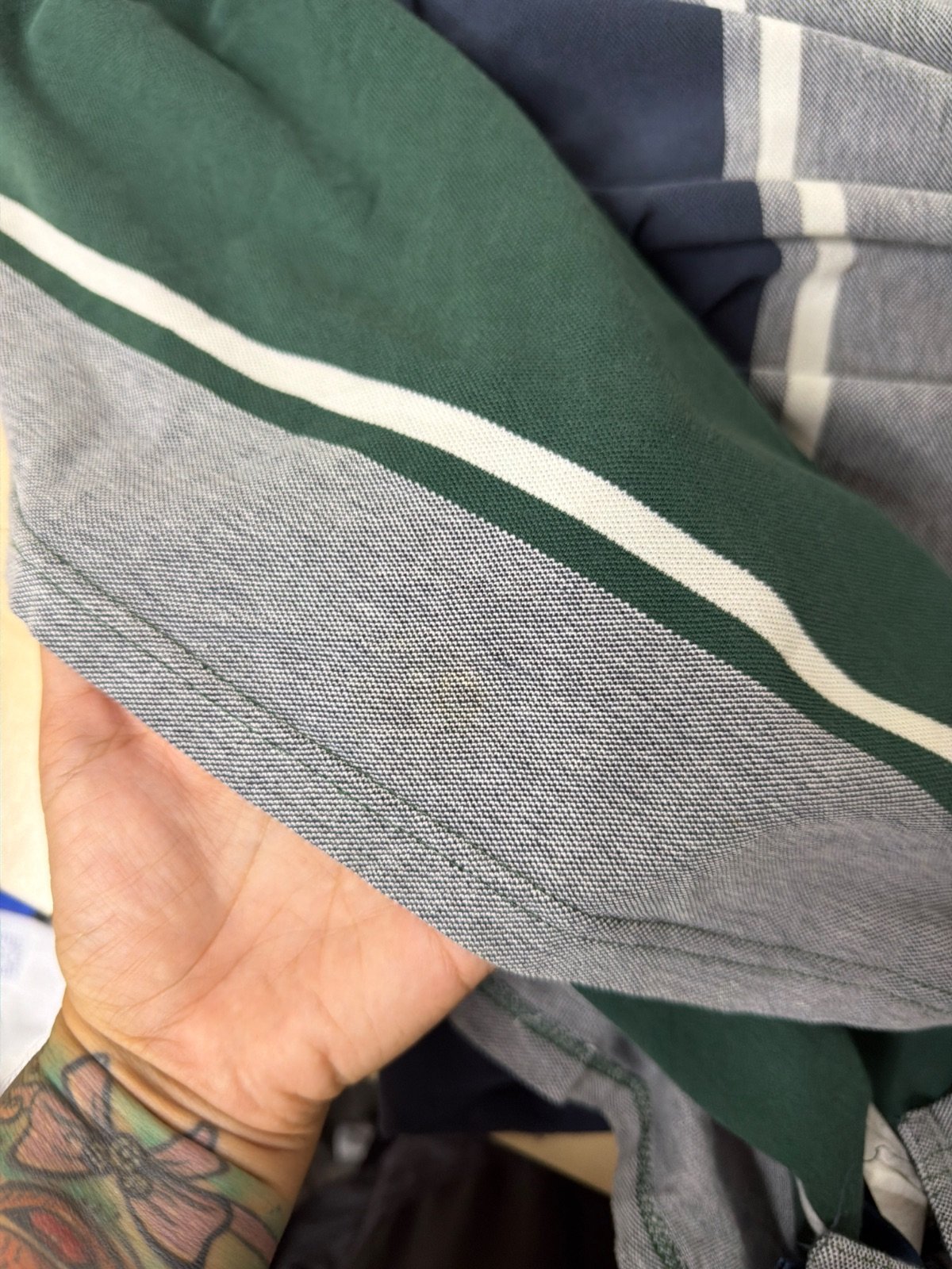 Robe di Kappa Polo M/L Rayas Talla XXL Vintage Verde Azul — foto 4