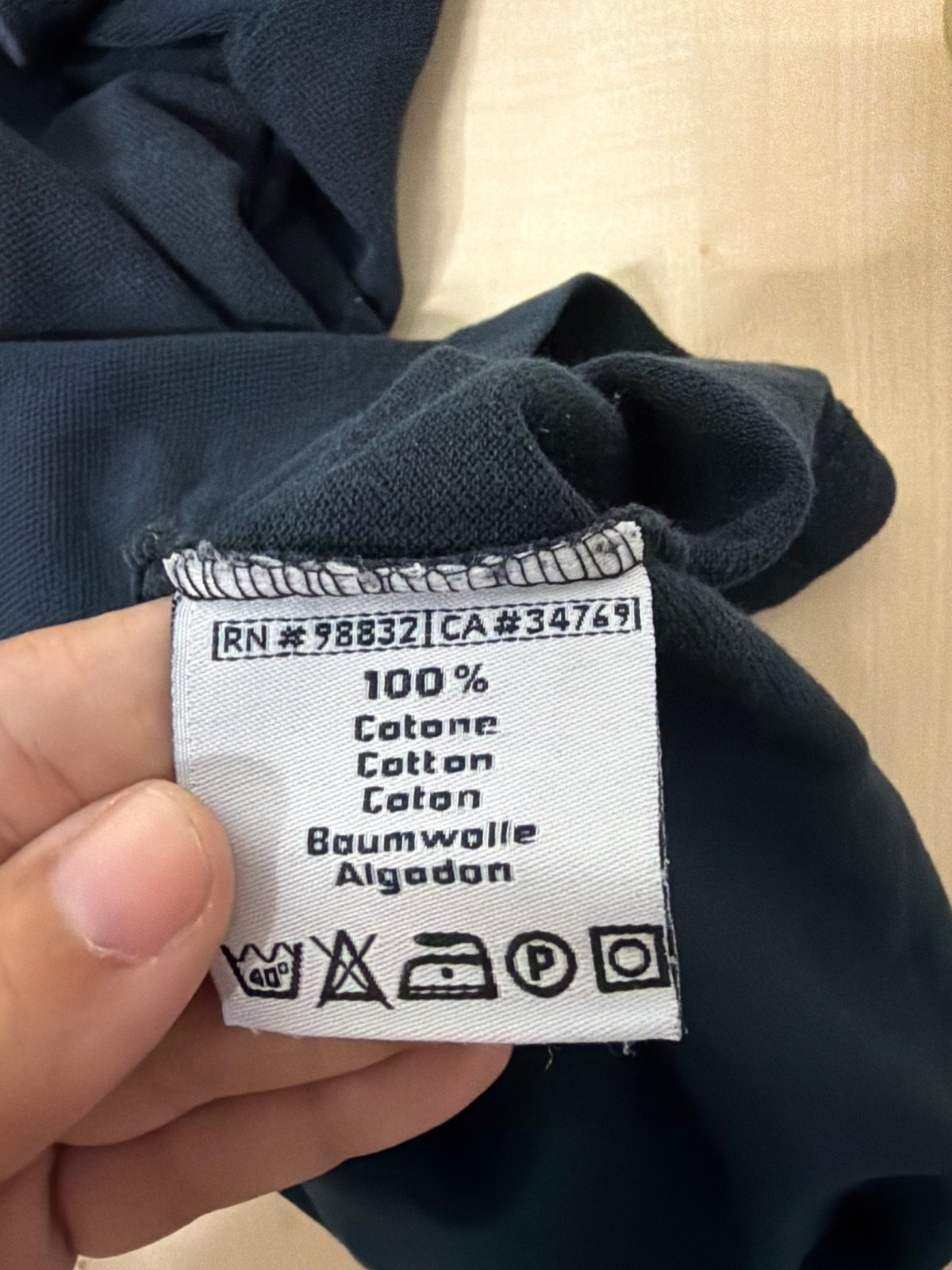 Polo Kappa vintage azul marino Omini bordado streetwear — foto 5