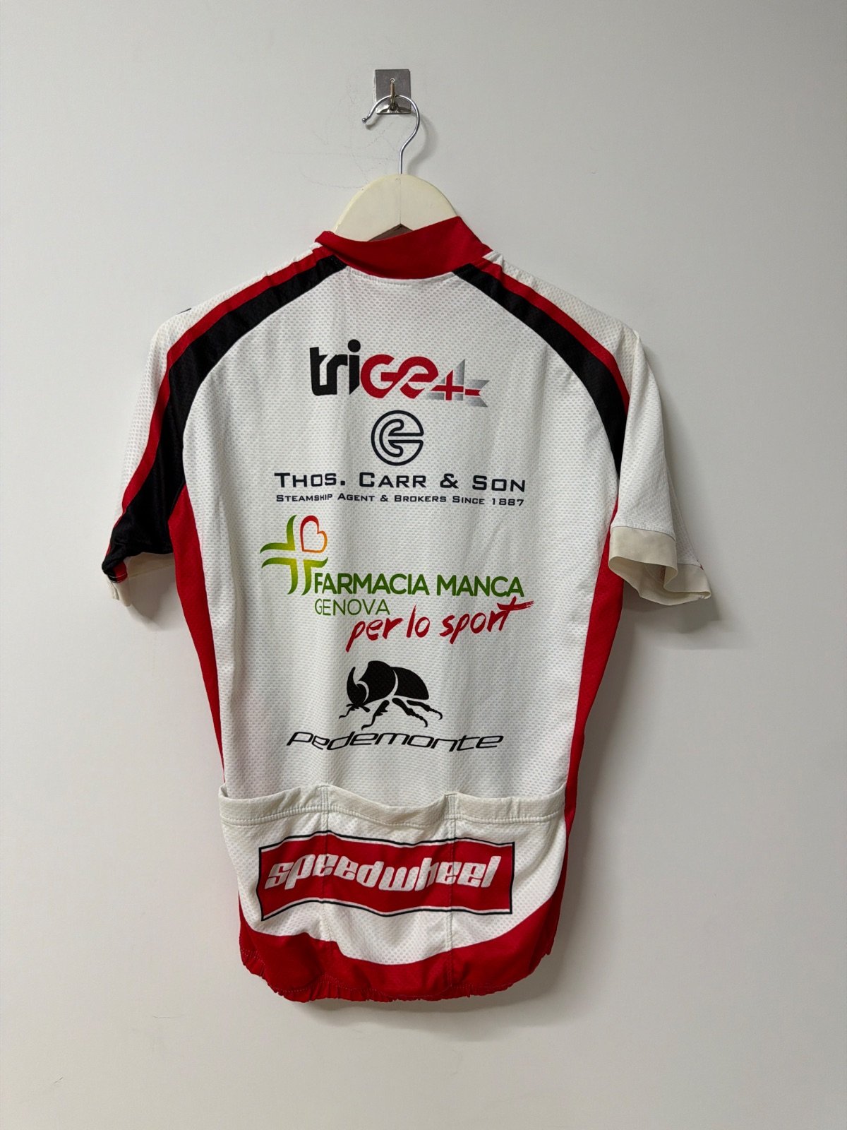 Natali Vintage Cycling Jersey Triathlon Genova Retro Bike Shirt Maillot — foto 2