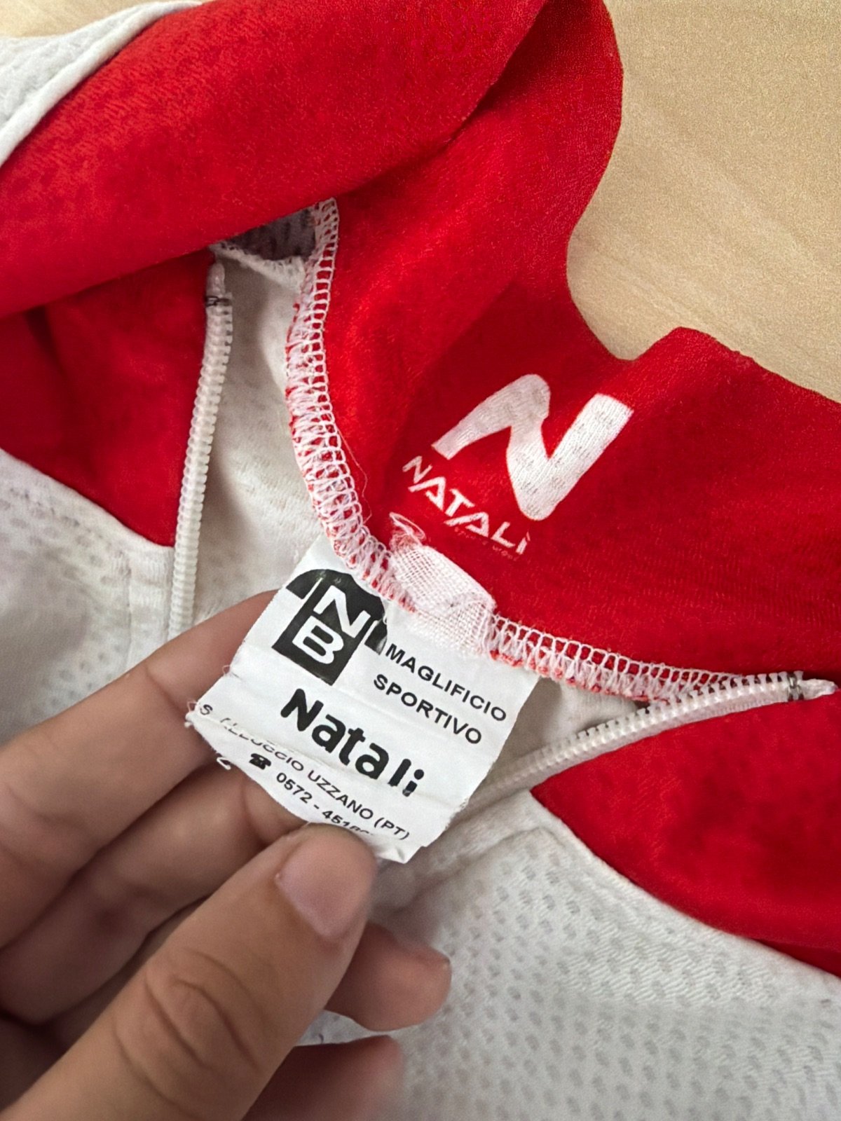 Natali Vintage Cycling Jersey Triathlon Genova Retro Bike Shirt Maillot — foto 3