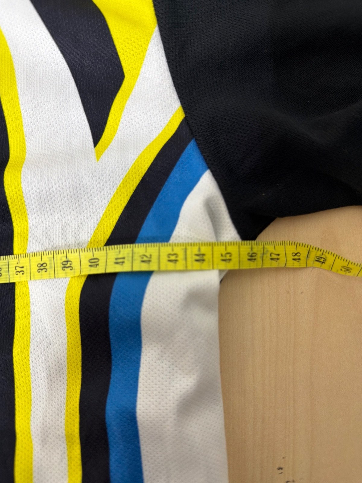 CRIVIT Cycling Jersey Short Sleeve Bike Shirt Black Blue Yellow Size S — foto 4